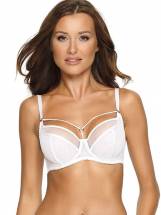 Бюстгальтер на косточках с декоративными бретелями AVA