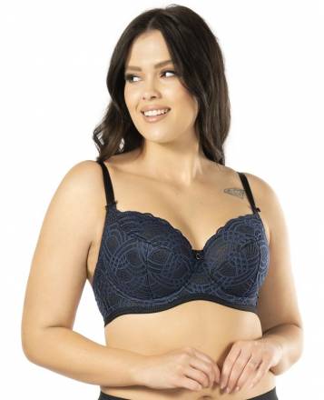 Красивый бюстгальтер Debora с чашками на тонком поролоне Nipplex