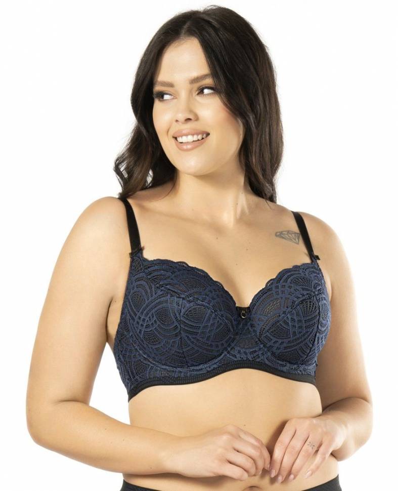 Красивый бюстгальтер Debora с чашками на тонком поролоне Nipplex