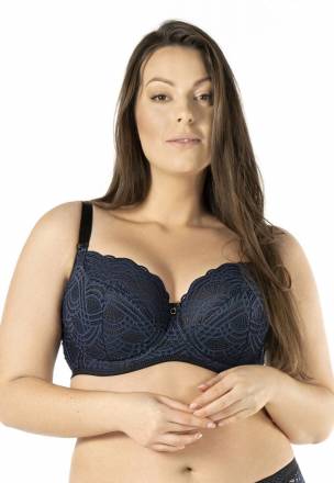 Красивый бюстгальтер Debora с чашками на тонком поролоне Nipplex