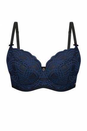 Красивый бюстгальтер Debora с чашками на тонком поролоне Nipplex