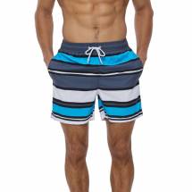 Мужские разноцветные шорты в полоску для пляжного отдыха Romeo Rossi