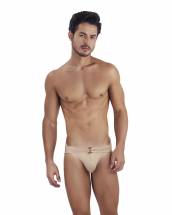 Золотистые мужские трусы-брифы с поясом Flashing Brief Clever Masculine Underwear
