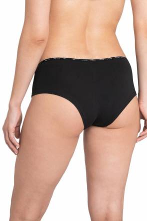 Трусы-шорты с узкой брендированной резинкой Amoret