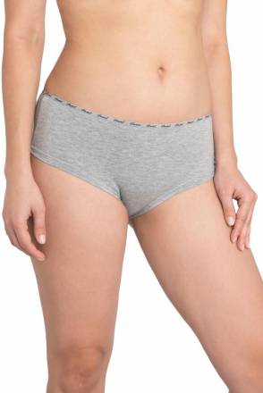 Трусы-шорты с узкой брендированной резинкой Amoret