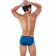Синие мужские трусы-брифы с поясом Flashing Brief Clever Masculine Underwear