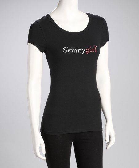 Хлопковая футболка приталенного силуэта Skinny Girl