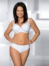 Элегантный бюстгальтер plus size с уплотненными чашками из нежной микрофибры AVA