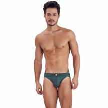 Зеленые мужские трусы-брифы с поясом Flashing Brief Clever Masculine Underwear