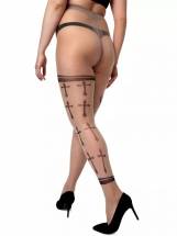 Колготки +size с принтом в виде смерти и крестов STOP Your Style