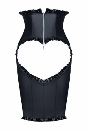 Платье Ingrid с открытой грудью и вырезом-сердцем на попке Demoniq