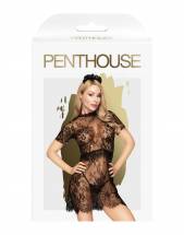 Пикантное ажурное платье Poison cookie в комплекте с трусиками и повязкой Penthouse