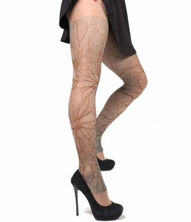 Колготки с принтом в виде ветвей STOP Your Style