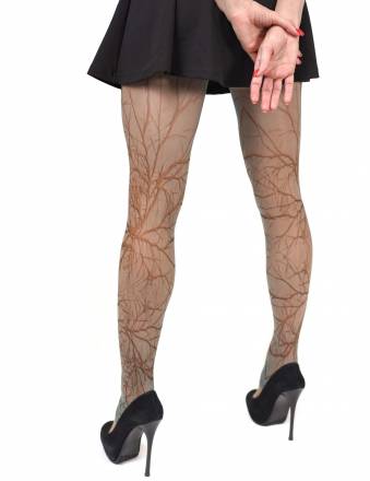 Колготки с принтом в виде ветвей STOP Your Style