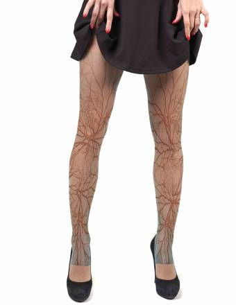 Колготки с принтом в виде ветвей STOP Your Style