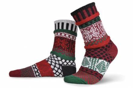 Уютные носочки Poinsetta (размер 41-43) Solmate Socks