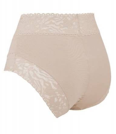Высокие трусики-слипы с кружевной отделкой Soft lace Janira