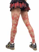 Озорные колготки с принтом в виде сердечек STOP Your Style
