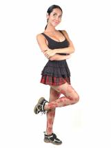 Озорные колготки с принтом в виде сердечек STOP Your Style