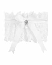 Кружевная подвязка на ногу Amor Blanco Obsessive