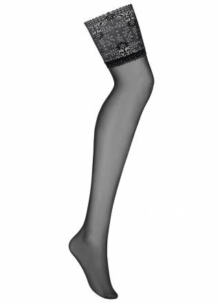 Чулки с широким цветочным кружевом Intensa Stockings Obsessive