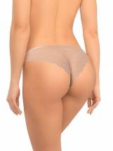 Трусики-бразилиана из кружева и микрофибры Amoret