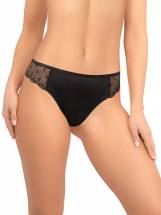 Трусики-бразилиана из кружева и микрофибры Amoret