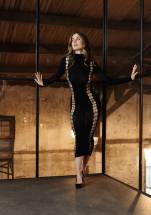 Эффектное длинное платье Carme XI Dress with Turtleneck Shots Media BV