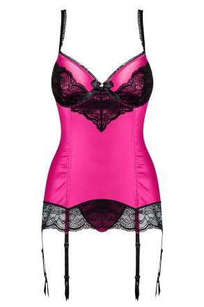 Атласный корсаж с кружевом Roseberry Obsessive