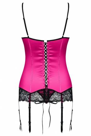 Атласный корсаж с кружевом Roseberry Obsessive