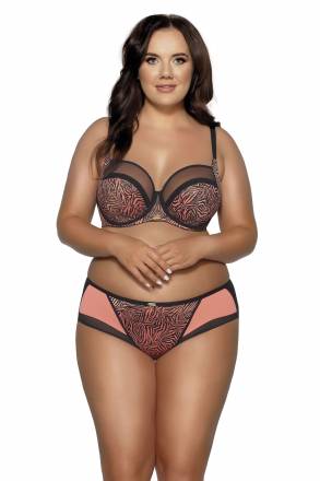 Бюстгальтер с мягкими чашками и тигриным принтом AVA