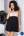 Сорочка Larisa в тонкую полоску с кружевным лифом Passion
