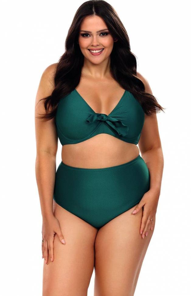 Раздельный купальник plus size: мягкий лиф и трусики-слипы Lorin
