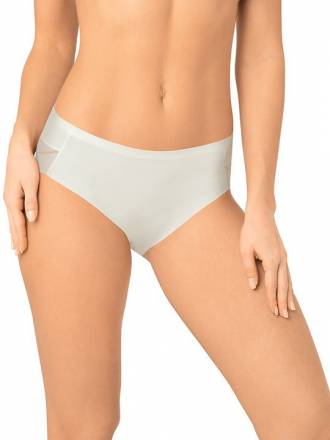 Высокие трусики-слипы с полупрозрачной задней частью в полоску Amoret