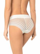 Высокие трусики-слипы с полупрозрачной задней частью в полоску Amoret