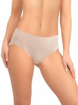 Высокие трусики-слипы с полупрозрачной задней частью в полоску Amoret