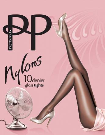 Нейлоновые блестящие колготки Pretty Polly