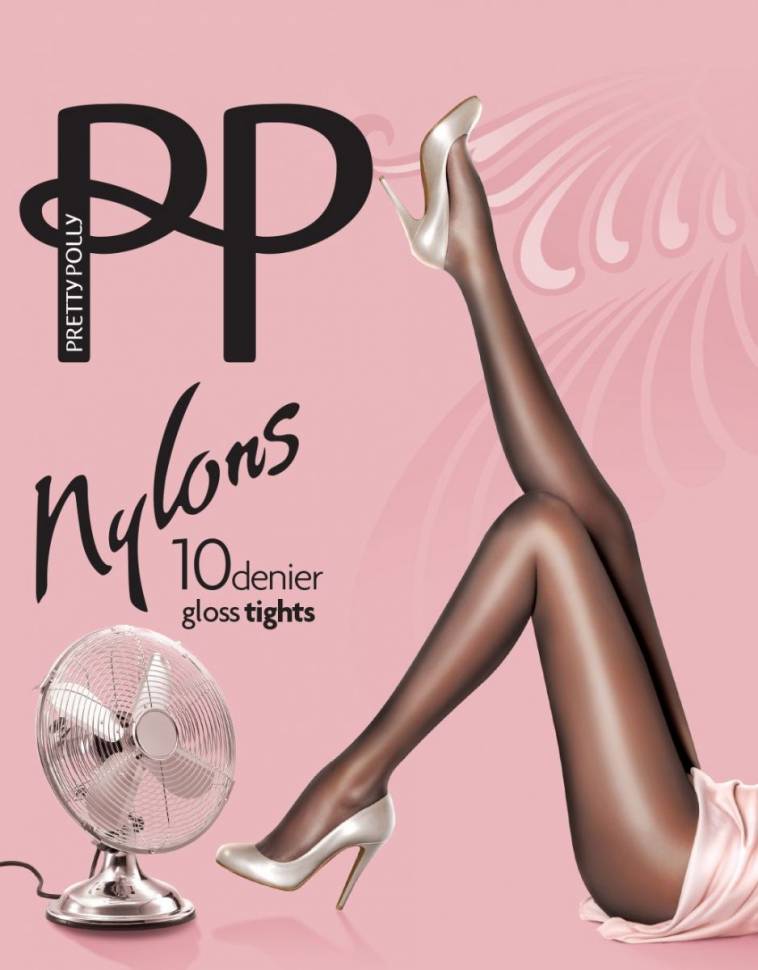 Нейлоновые блестящие колготки Pretty Polly