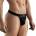 Черные перфорированные трусы-тонги Clever Ambar Thong Clever Masculine Underwear