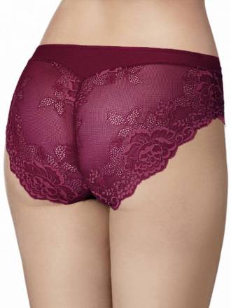 Трусы-слипы из эластичной микрофибры и кружева Greta Janira