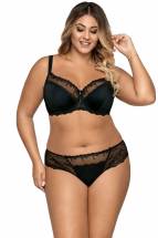 Бюстгальтер plus size с полусшивными чашками с изысканным кружевом AVA