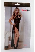 Длинное платье с высоким разрезом Candy Girl