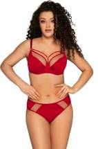 Бюстгальтер на косточках с вставками из сетки AVA