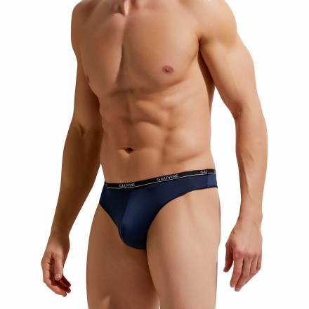 Мужские трусы-тонги с тонкой резинкой Second Skin Thong Gauvine