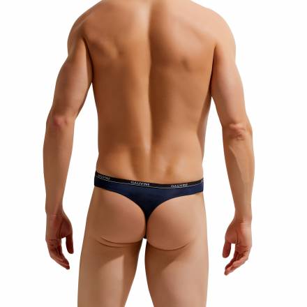 Мужские трусы-тонги с тонкой резинкой Second Skin Thong Gauvine
