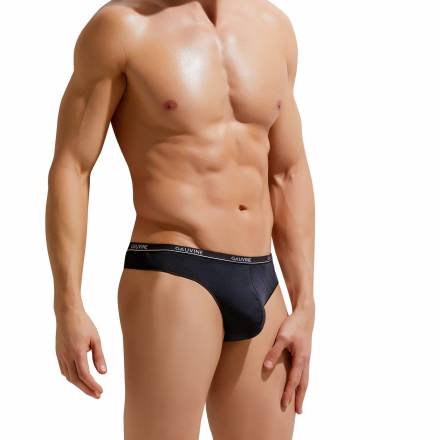 Мужские трусы-тонги с тонкой резинкой Second Skin Thong Gauvine