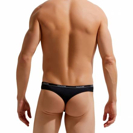 Мужские трусы-тонги с тонкой резинкой Second Skin Thong Gauvine