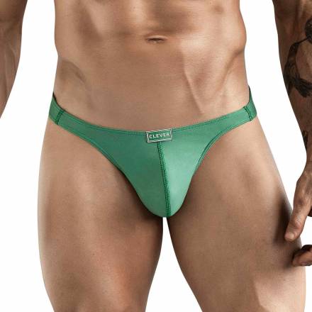 Зеленые мужские трусы-тонги Clever Cactus Thong Clever Masculine Underwear