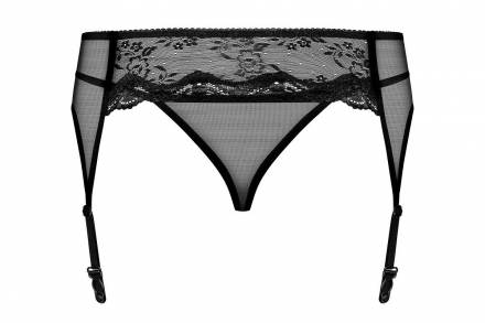 Кружевной пояс для чулок Charms с украшением Obsessive