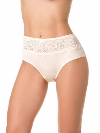 Трусики-слипы с высокой посадкой и кружевом Dentelle